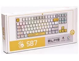 Клавиатура игровая механическая A4Tech S-87 Bloody White, BLMS Red Plus Switch, Eng/Rus/Укр - мініатюра 10