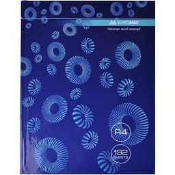 Книга обліку Buromax Modest 192 аркушів в клітинку А4 синя (BM.24419101-02)