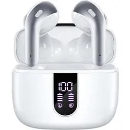 Беспроводные Bluetooth наушники TAGRY X08, наушники с футляром для беспроводной зарядки IPX5, водонепроницаемые вкладыши с микрофоном