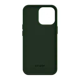 Силиконовый чехол для Apple iPhone 13 Pro, ICON2 Case, зеленый, противоударный, панель, защита всего корпуса, матовая поверхность Soft Touch, выступает над дисплеем, совместим с защитными стеклами и пленками, с микрофиброй, ArmorStandart (ARM60491) - мініатюра 2
