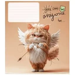 Зошит учнівський "You can be anyone" Школярик 012-3436K 12 аркушів Різнокольоровий