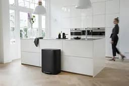 Бак для сміття Brabantia, з педаллю Bo, чорний матовий, 2х30 л (211508) - мініатюра 7