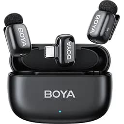 Петличка Boya Mini Dual Type C з зарядним кейсом бездротовий мікрофон 2 шт.