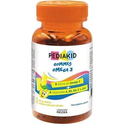 Медвежонки Pediakid Gommes Omega 3, 60 жевательных мармеладок