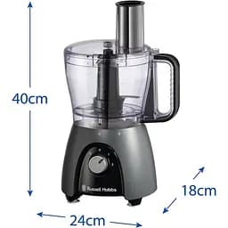 Кухонний комбайн Russell Hobbs 27111-56 Matte Charcoal Food Processor (25189024002) - мініатюра 4