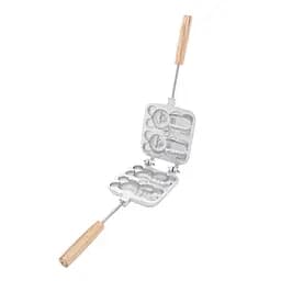 Форма алюмінієва для випікання печива на плиті "Ведмедик Барні великий", Ласунка Сірий 81908