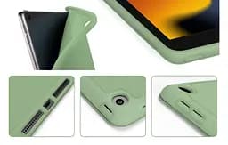 Чохол-книжка DK для Apple iPad 10.2" 7gen 2019 екокожа/силікон Smart Case cлот стилус (011189) (light green) - мініатюра 3