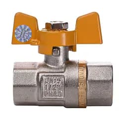 Кран кульовий прямий Q Professional 1/2″ ВВ ЖБ PN40 QP151 - мініатюра 2