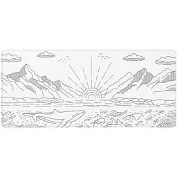 Ігрова поверхня Dark Project Terra Nostra XL White (DPMP_NOSTRA_WHITE_XL)