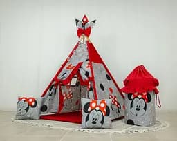 Вігвам для дівчинки Minnie style + кошик для іграшок - мініатюра 2