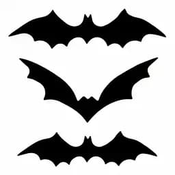 Набір Yes! Fun Хелловін Кажани 3D 24 шт (973631)