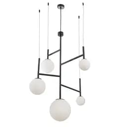 Люстра Brille молекула підвісна E14 40W BK (BL-945S/5)