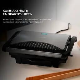 Електрогриль Cecotec Rock'nGrill Dark 1000 [96017] - мініатюра 2