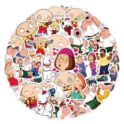 Стікерпак Гріффіни Набір наліпок GeekLand Family Guy 110 штук 2457275790