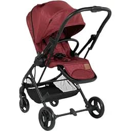 Прогулочная детская коляска Joy Liliya 10105 со стальной рамой, футкавером и подстаканником