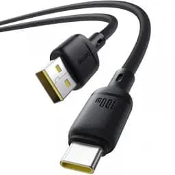 Кабель Baseus Silky Series Cable USB to Type-C 100W 1m P10377703113-00 Black - мініатюра 2