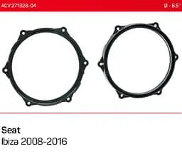 Проставки під динаміки ACV 271328-04 для автомобілів Seat Ibiza - мініатюра 5