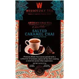 Чай черный Wissotzky Tea Chai с соленой карамелью, 35,2 г (16 шт. по 2,2 г) (868350)