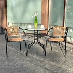 Комплект садових меблів 4Points Bello-2 з квадратним столом 70х70х70см