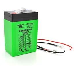 Аккумуляторная батарея литиевая QiSuo QS608СH 6V 8Ah Li-ion 18650, + зарядное 8,4V 1A + крокодилы - мініатюра 1