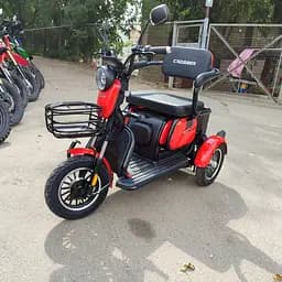 Електроскутер Триколісний Crosser TR1 Pro (1200W, 72V, 24Ah) Червоний - мініатюра 12