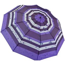Жіноча складана парасолька напівавтомат S&L 101 см фіолетова