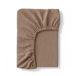 Комплект постільної білизни Cosas Brown CS1 Євро муслін коричневий (Muslin_019Brown_El180x30-019Brown_200) - мініатюра 7