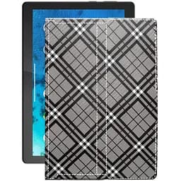 Чехол StatusCASE из экокожи для планшета Lenovo Tab M10 HD Клеточки