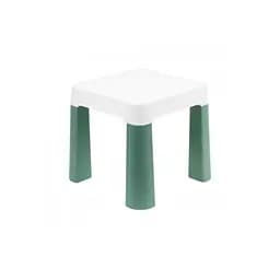 Детский табурет 0884TXK, бело-зеленый, до 75 кг 32 х 32 х 28 см