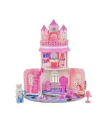 Розкладний будиночок 6628, 3 поверхи, 2 флоксових героя, домашній улюбленець, меблі, аксесуари, в коробці (6965351400166)