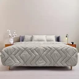 Подушка Ideia Nordic Comfort+ з блискавкою 50х70 см перламутрово-сіра (8000034694) - мініатюра 3