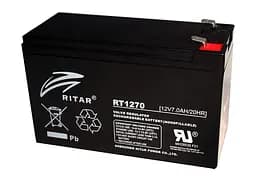 Батарея для ИБП 12В 7Ач Ritar RT1270 black