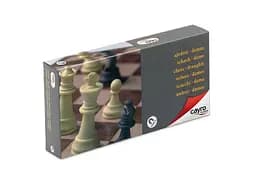 Настольная игра CAYRO Магнитные шахматы-шашки средние (поле 24х24 см) (453)