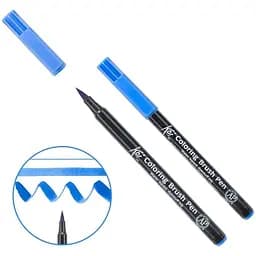 Маркер-кисть акварельная KOI Сине-стальной (225) Sakura