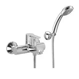 Змішувач для ванни Paffoni Blu з регульованим душовим гарнітуром chrome BLU023CR, Хром