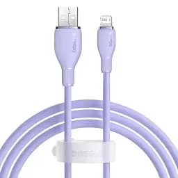 Кабель Baseus Pudding Series Fast Charging Cable USB to Lightning 2.4A 2m 2m P10355700511-01 Purple