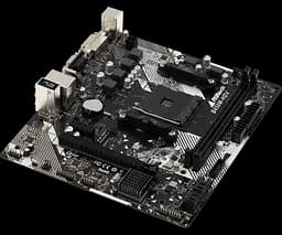 Материнська плата AsRock AM4 (B450) B450M-HDV R4.0, B450, 2xDDR4, Int.Video(CPU), 4xSATA3, 1xM.2, 1xPCI-E 16x 3.0, 1xPCI-E 1x 2.0, ALC887, RTL8111H, 6xUSB3.1/4xUSB2.0, VGA/DVI-D/HDMI, mATX - мініатюра 3