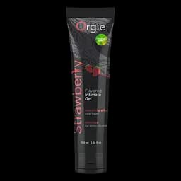 Їстівний лубрикант Orgie Lube Tube 100 мл на водній основі, зі смаком полуниці