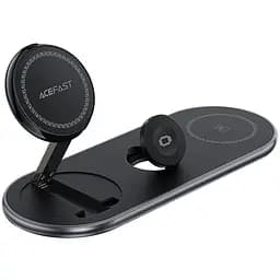 Бездротовий мультизарядний пристрій ACEFAST E19 Qi2 desktop 3-in-1 wireless charging holder чорний