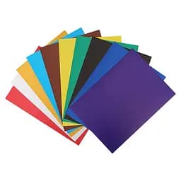 Картон кольоровий ZiBi Kids Line Black А4, 10 кольорів - 10 аркушів (ZB.1950-01) - мініатюра 4
