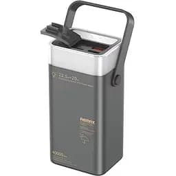 Портативна батарея Remax RPP-596 40000mAh Power Bank Colorful Led Fast Charging Grey