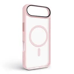 Чехол для Apple iPhone 17 Air, Uniq MagCase, розовый, противоударный, панель-накладка с MagSafe, ударопрочный TPU+PC, с магнитом MagSafe, поддержка полноценной беспроводной зарядки, ArmorStandart (ARM86278) - мініатюра 2
