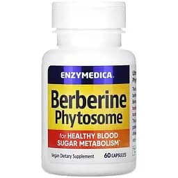 Натуральна добавка Enzymedica Berberine Phytosome, 60 капсул