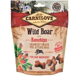 Ласощі для собак Carnilove Dog Crunchy Snack дикий кабан і шипшина 200 г