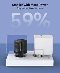 Зарядний пристрій для смартфона Choetech PD5006 33W Fast Charger QC3.0/PD/PPS Black - мініатюра 6