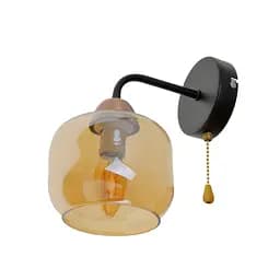 Бра Brille BL-970W/1 E14 BK/AC настенное накладное