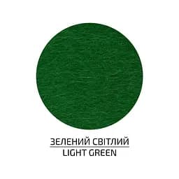 Фетр листковий, поліестер Rosa Talent 21, 5х28 см Зелений світлий 180г/м2 - мініатюра 2