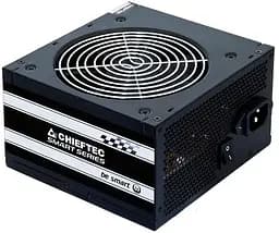 Блок питания Chieftec 500W GPS-500A8, 120 mm, 20+4pin, 1x4pin, SATA х 3, Molex 2x4pin, 1x6+2pin, кабели немодульные