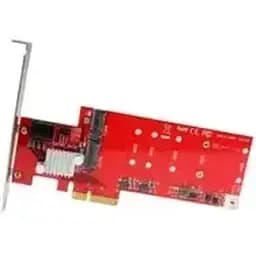 2 карты M.2 NGFF SSD RAID плюс 2 порта SATA III PCIe карта PCI Express M.2 RAID с двумя слотами