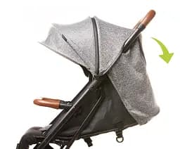 Прогулянкова коляска 4Baby Twizzy XXII Dark Grey - мініатюра 8